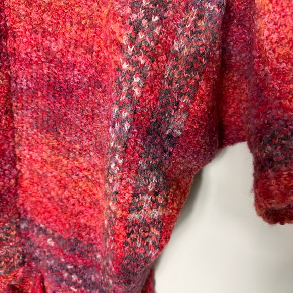 Anthropologie Sleeping on Snow Wool Fringe Cocoon Shawl Boucle XS *o - Picture 12 of 12